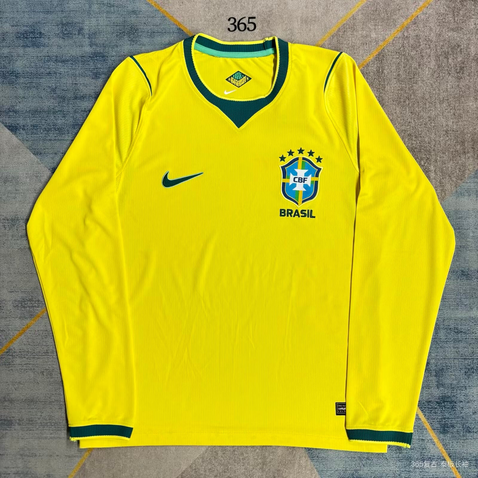 2026 Brazil Long Sleeve Home Jersey