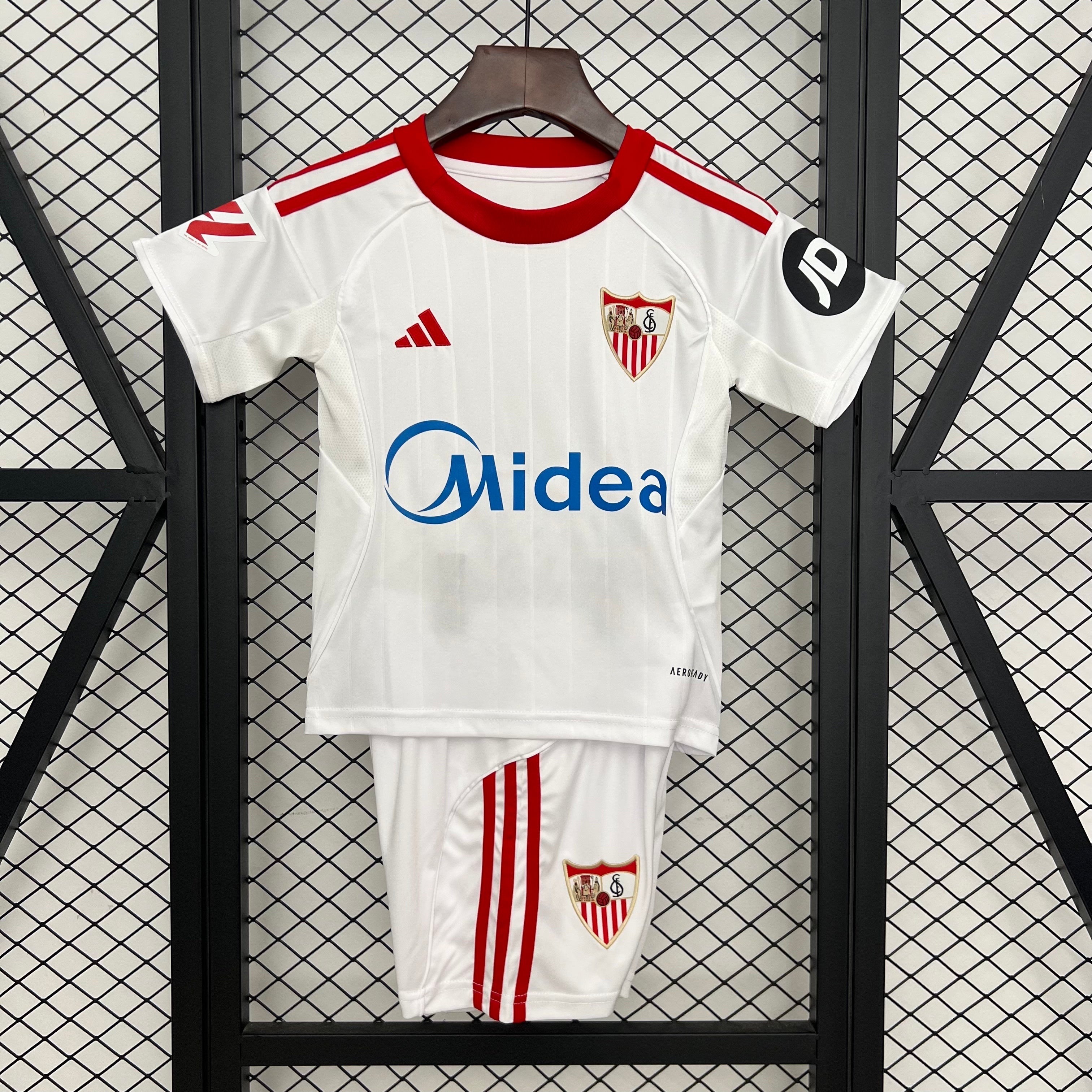 25/26 Sevilla Home Kids Jersey