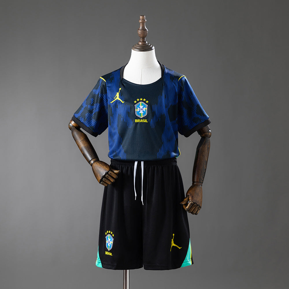 2026 Brazil Away Kids Jersey