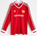 86/88 Manchester United Long Sleeve Home Retro Jersey