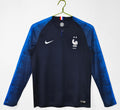 2018 France Long Sleeve Home Retro Jersey