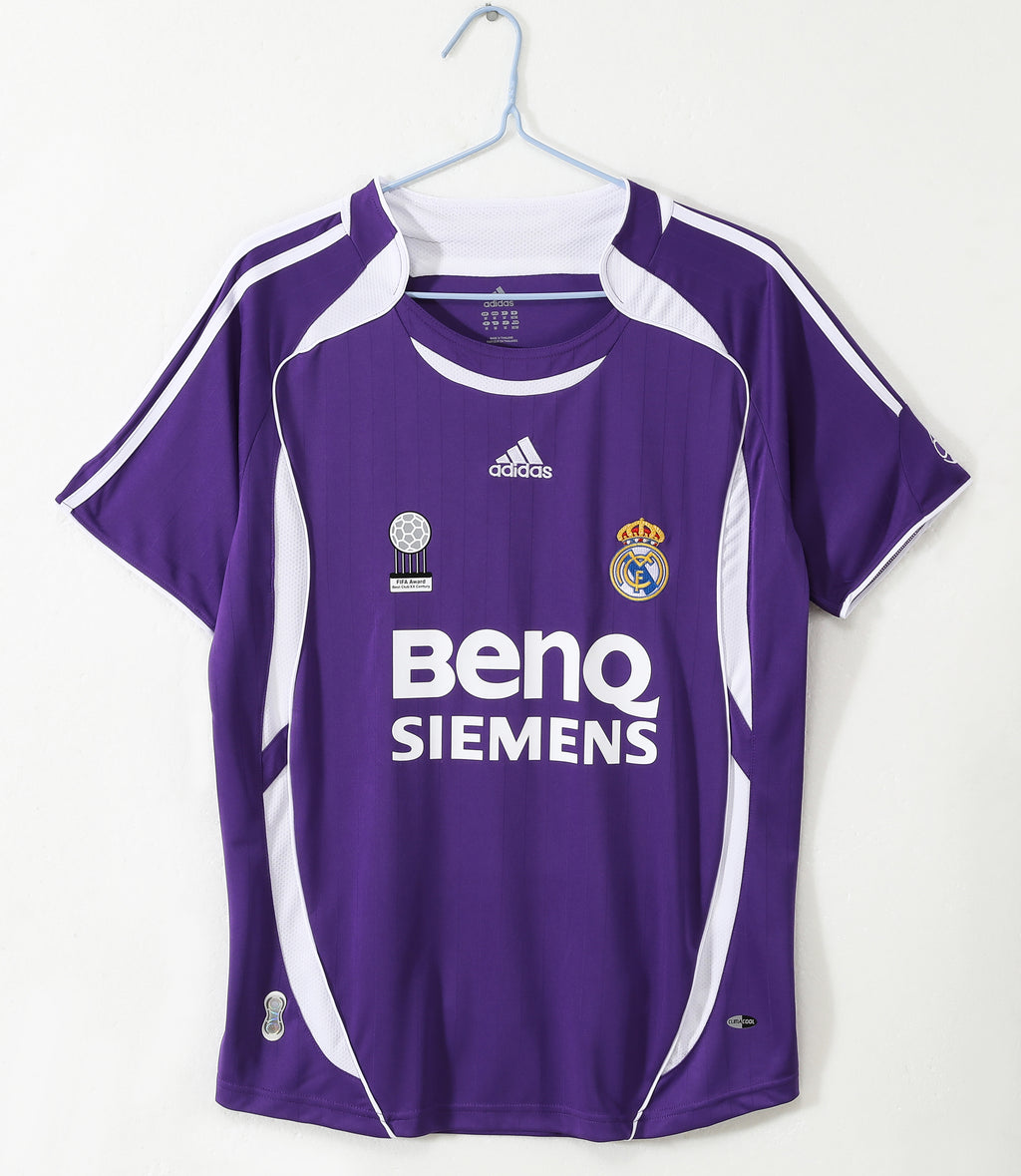 06/07 Real Madrid Purple Third Away Retro Jersey