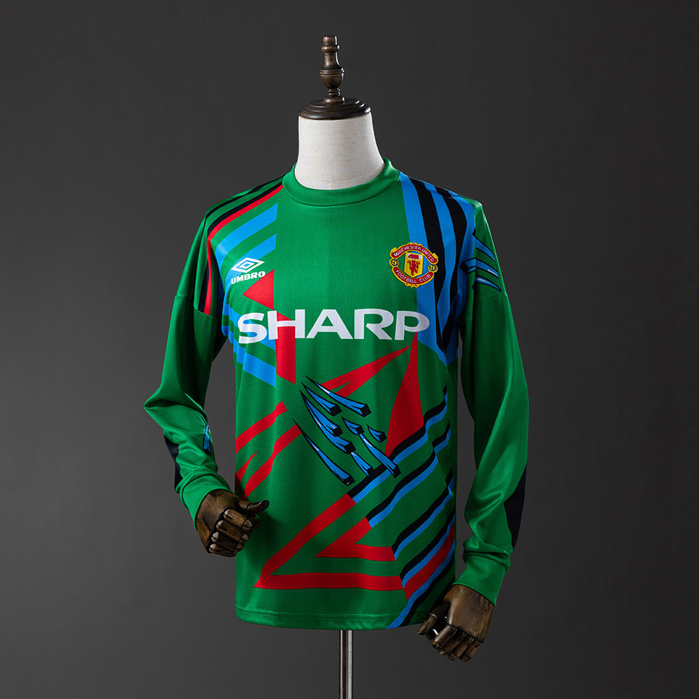 92/94 Manchester United Long Sleeve Retro Goalkeeper Jersey