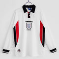 1998 England Long Sleeve Home Retro Jersey