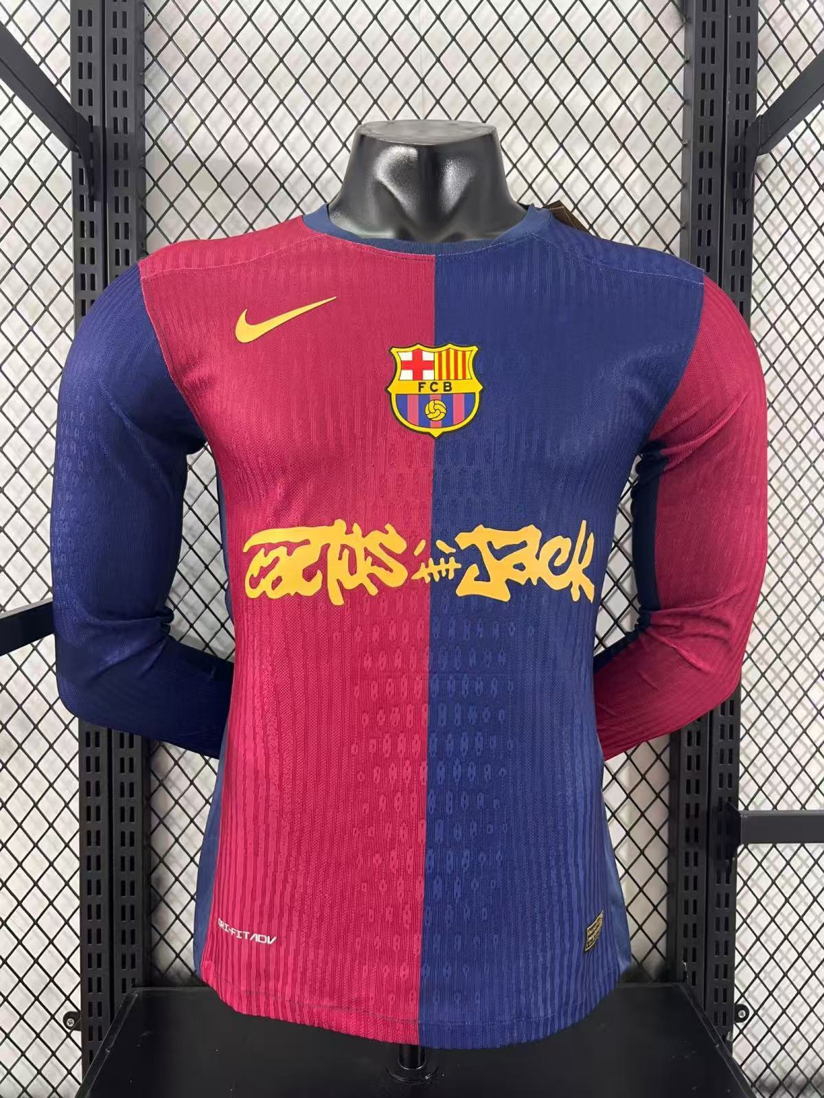 25/26 Barcelona Travis Scott Long Sleeve Jersey