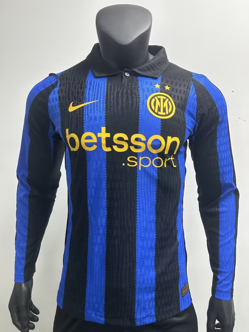 26/27 Inter Milan Long Sleeve Home Jersey