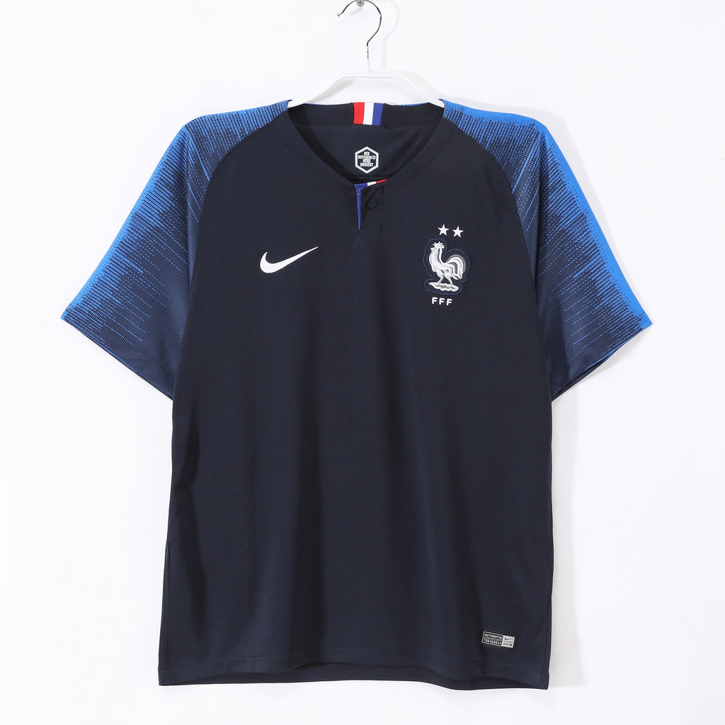 2018 France World Champions Home Retro Jersey