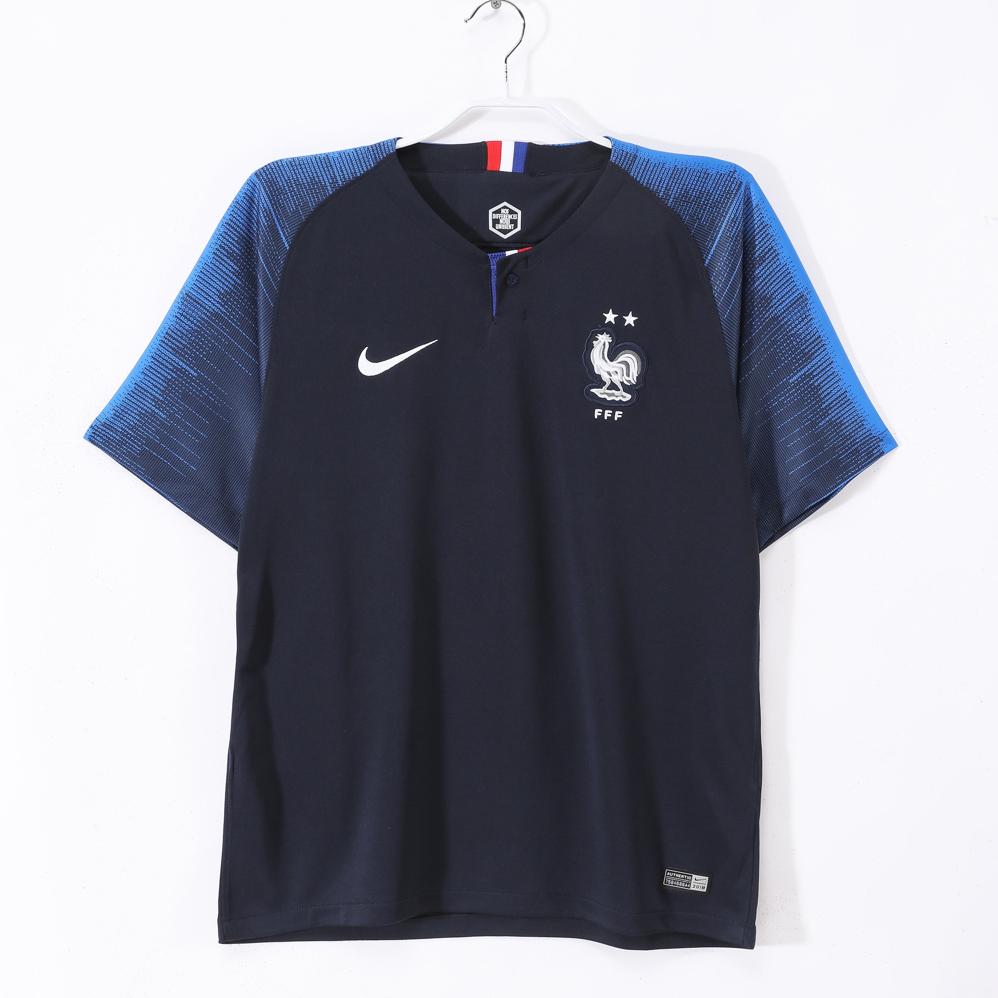 2018 France World Champions Home Retro Jersey