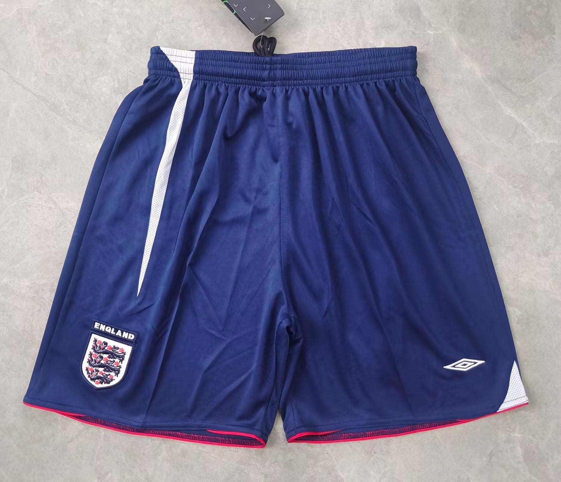 2006 England Home Shorts