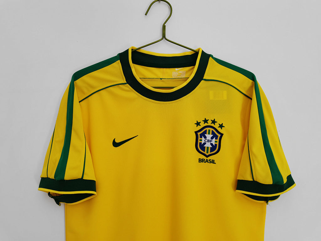 1998 Brazil Home Retro Jersey