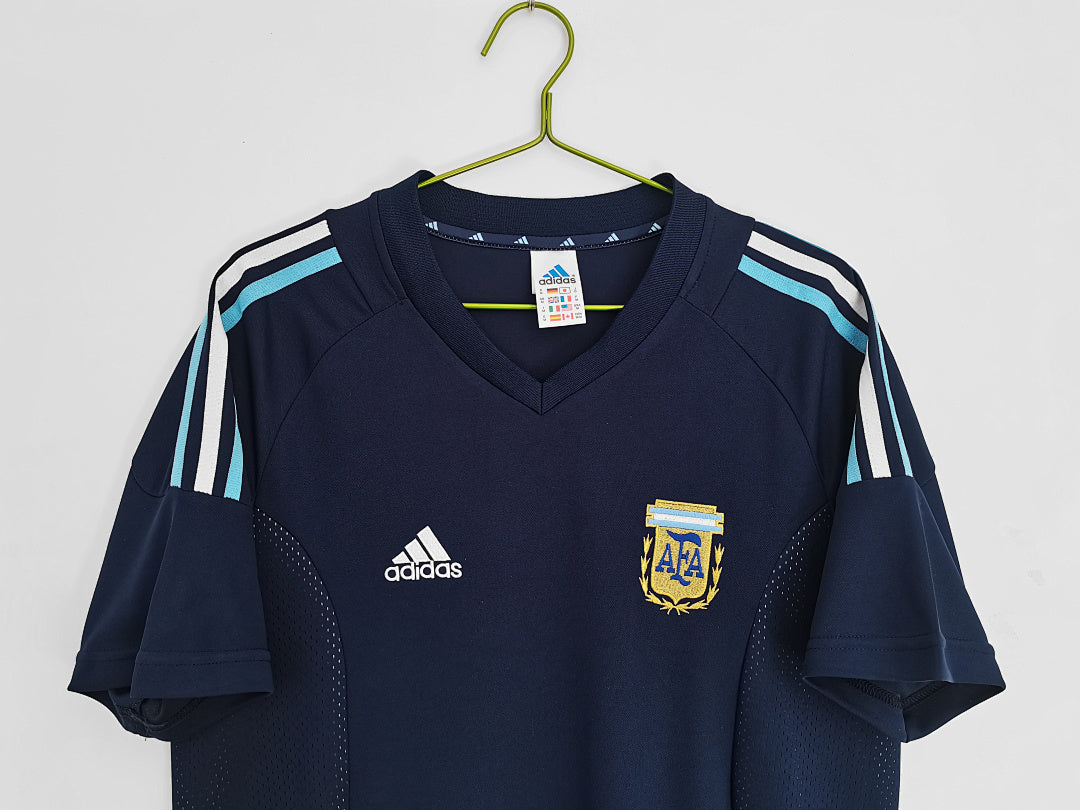 2002 Argentina Away Retro Jersey