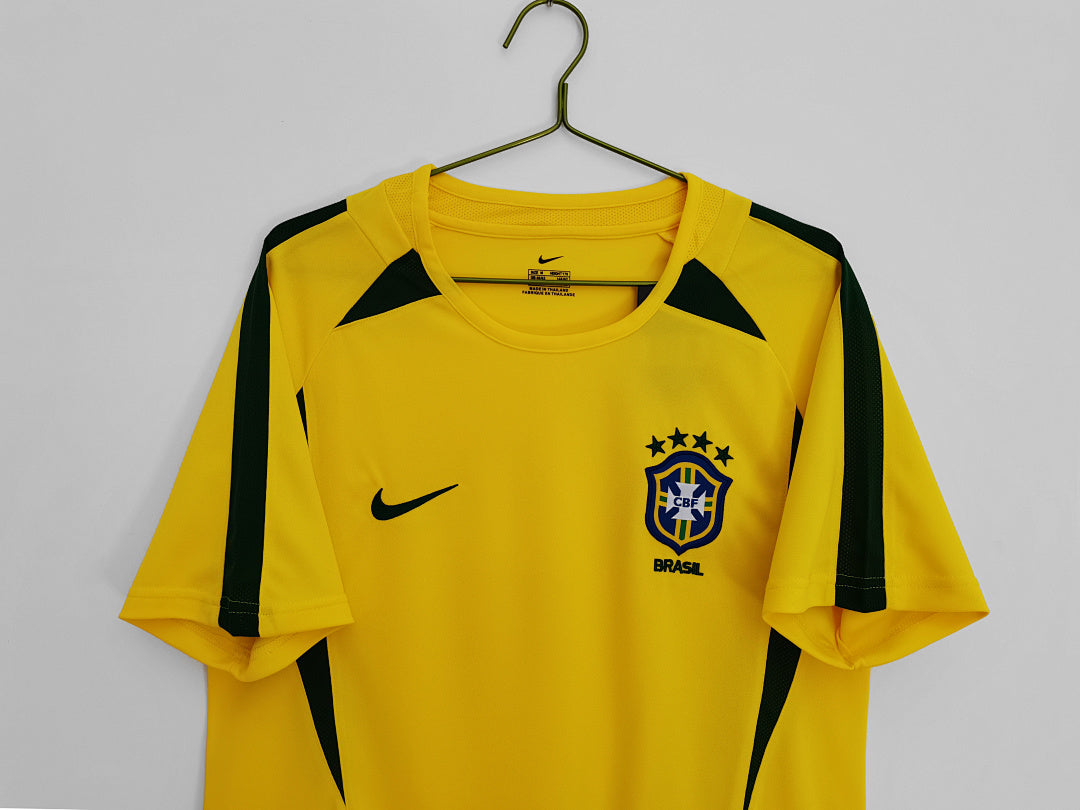 2002 Brazil Home Retro Jersey