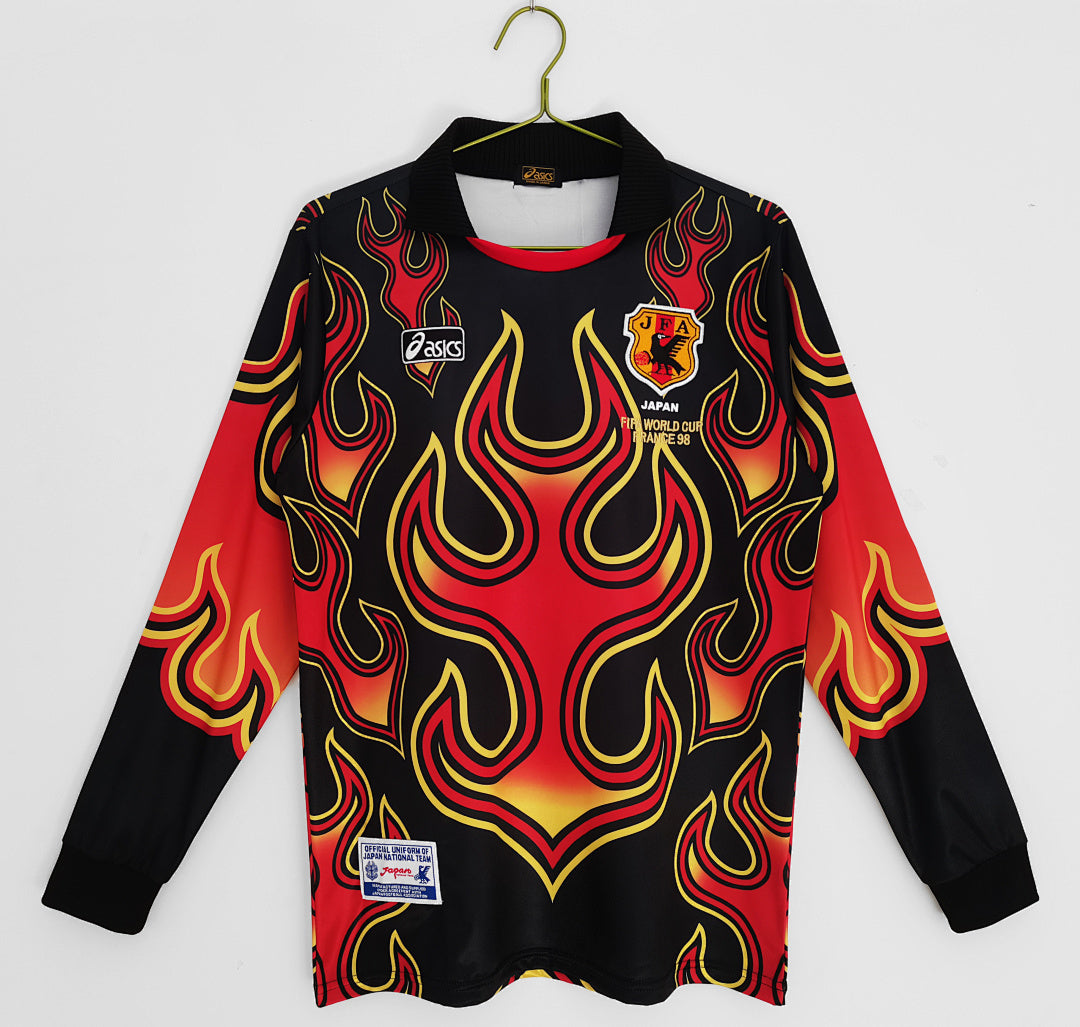 1998 Japan Long Sleeve Goalkeeper Retro Jersey
