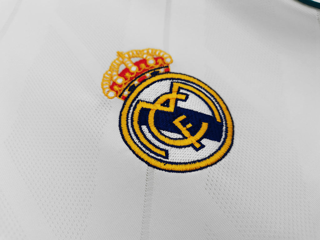 17/18 Real Madrid Long Sleeve Home Retro Jersey