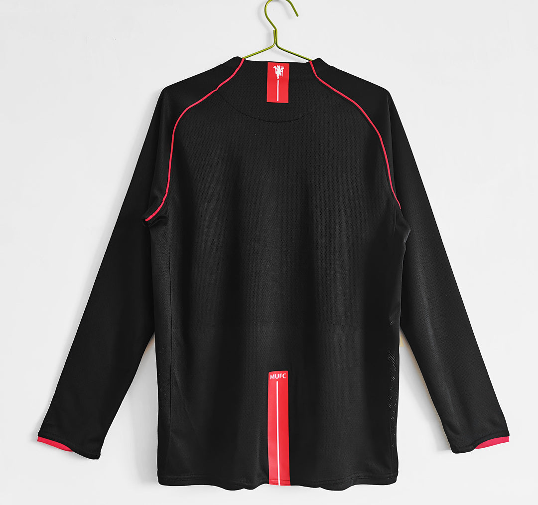 07/08 Manchester United Long Sleeve Away Retro Jersey