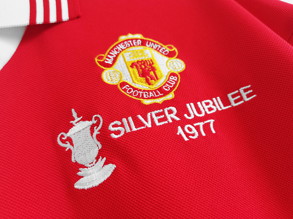 1977 Manchester United FA Cup Home Retro Jersey
