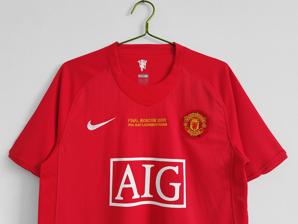 07/08 Manchester United UCL Final Home Retro Jersey