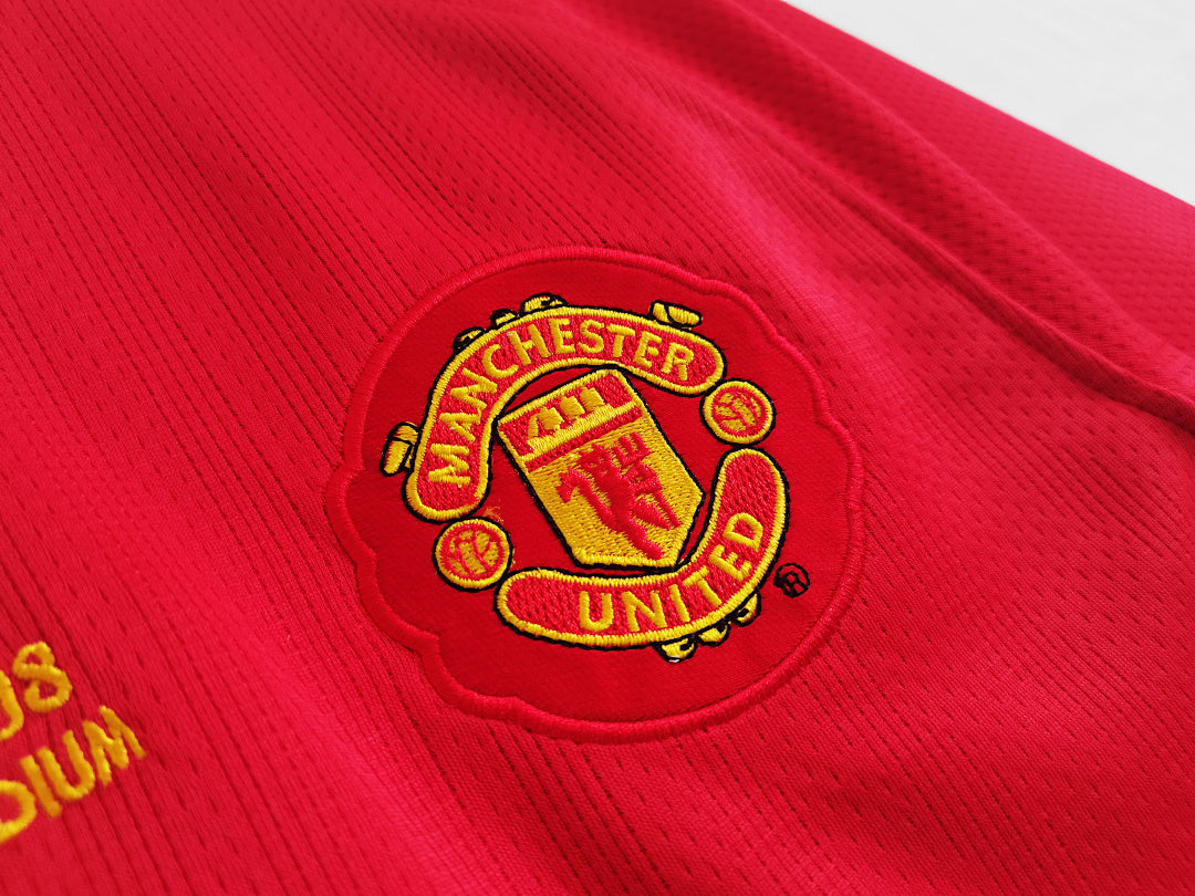07/08 Manchester United UCL Long Sleeve Home Retro Jersey