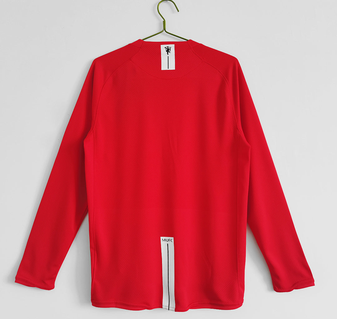 07/08 Manchester United Long Sleeve Home Retro Jersey