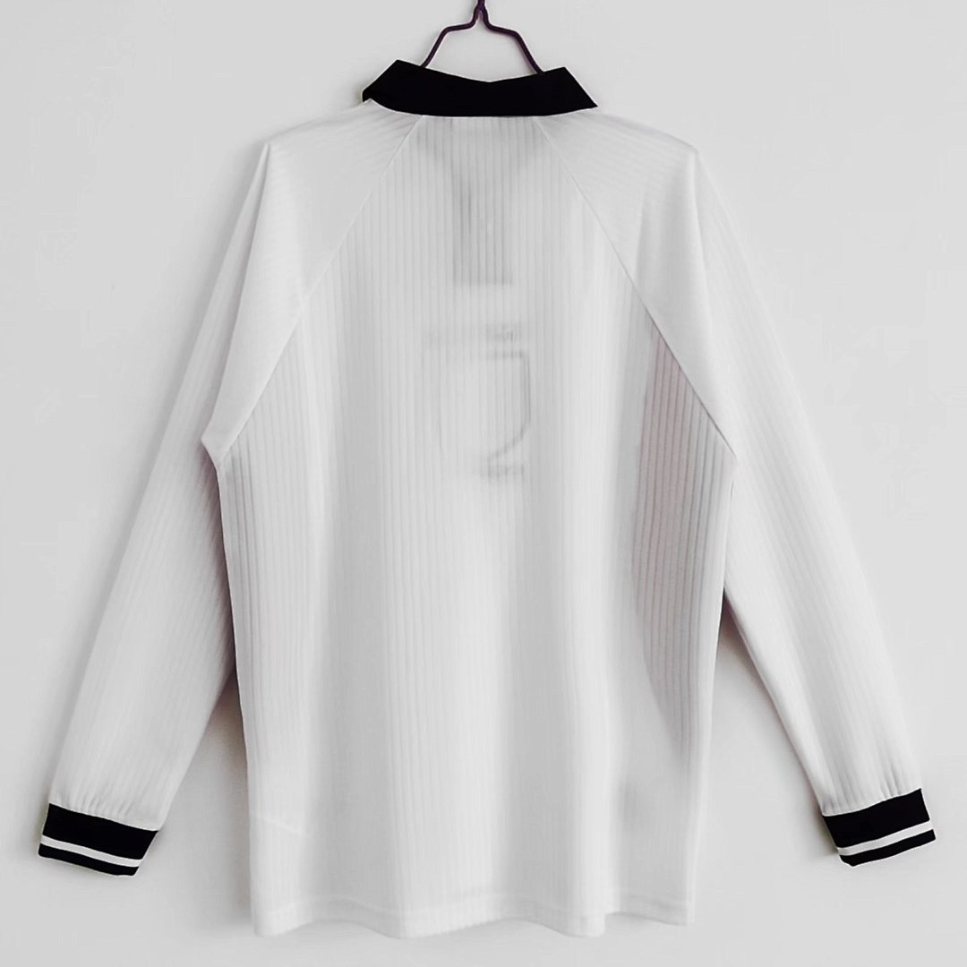 1998 England Long Sleeve Home Retro Jersey