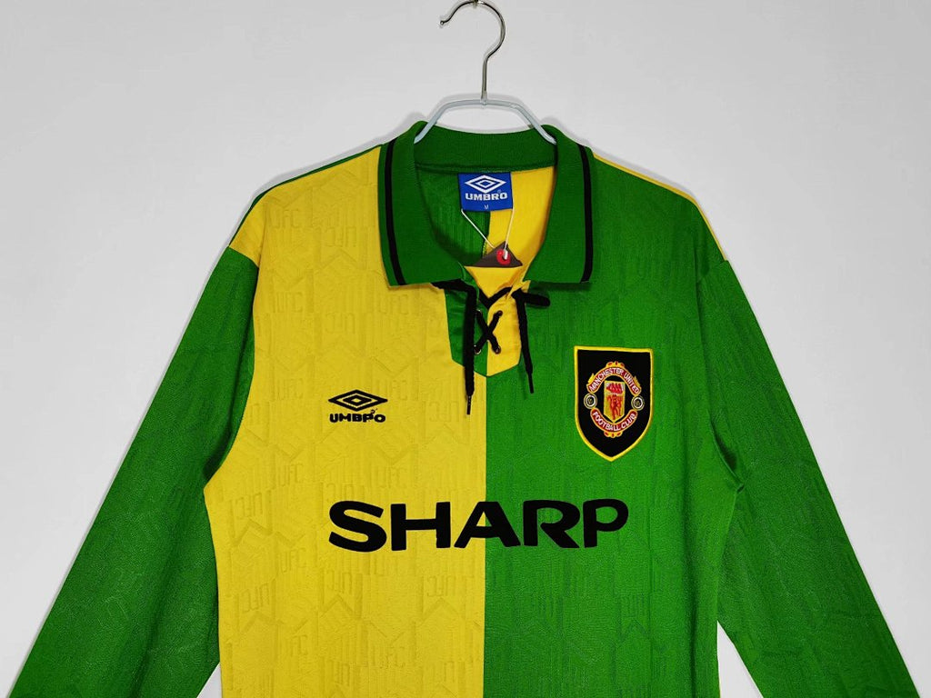 92/94 Manchester United Long Sleeve Third Away Retro Jersey