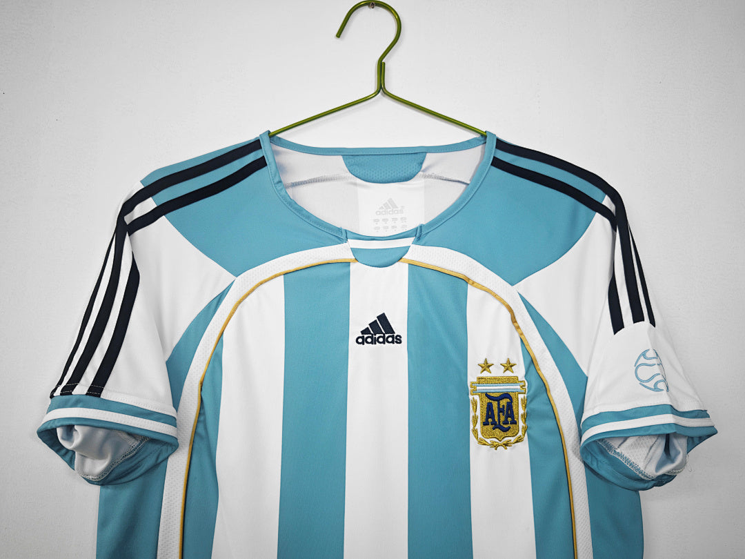 2006 Argentina Home Retro Jersey