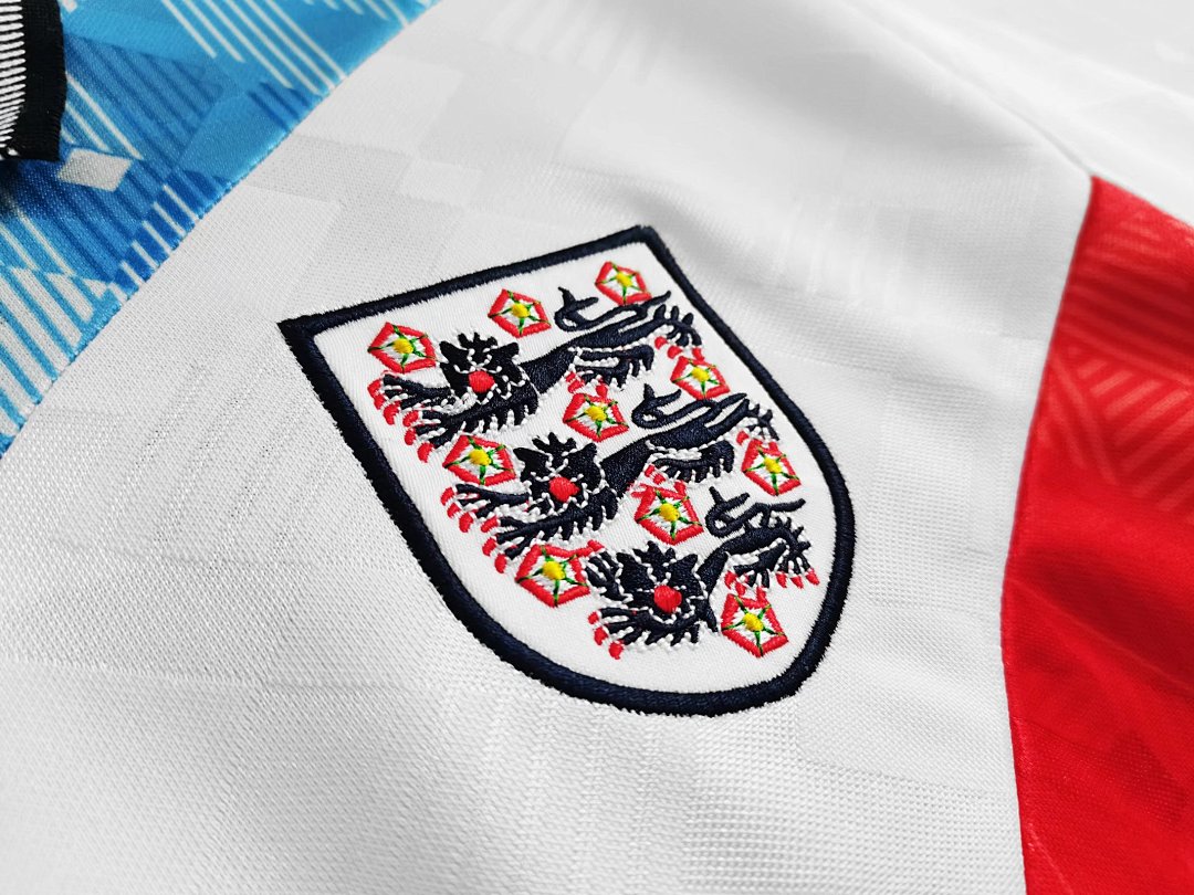 1990 England Blue Special Retro Jersey