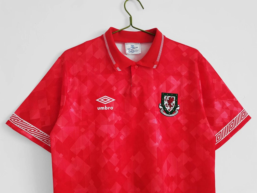 90/92 Wales Home Retro Jersey