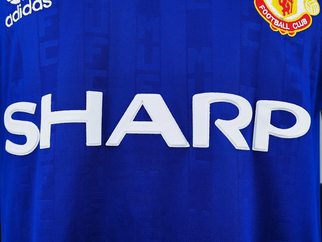 88/90 Manchester United Blue Away Retro Jersey