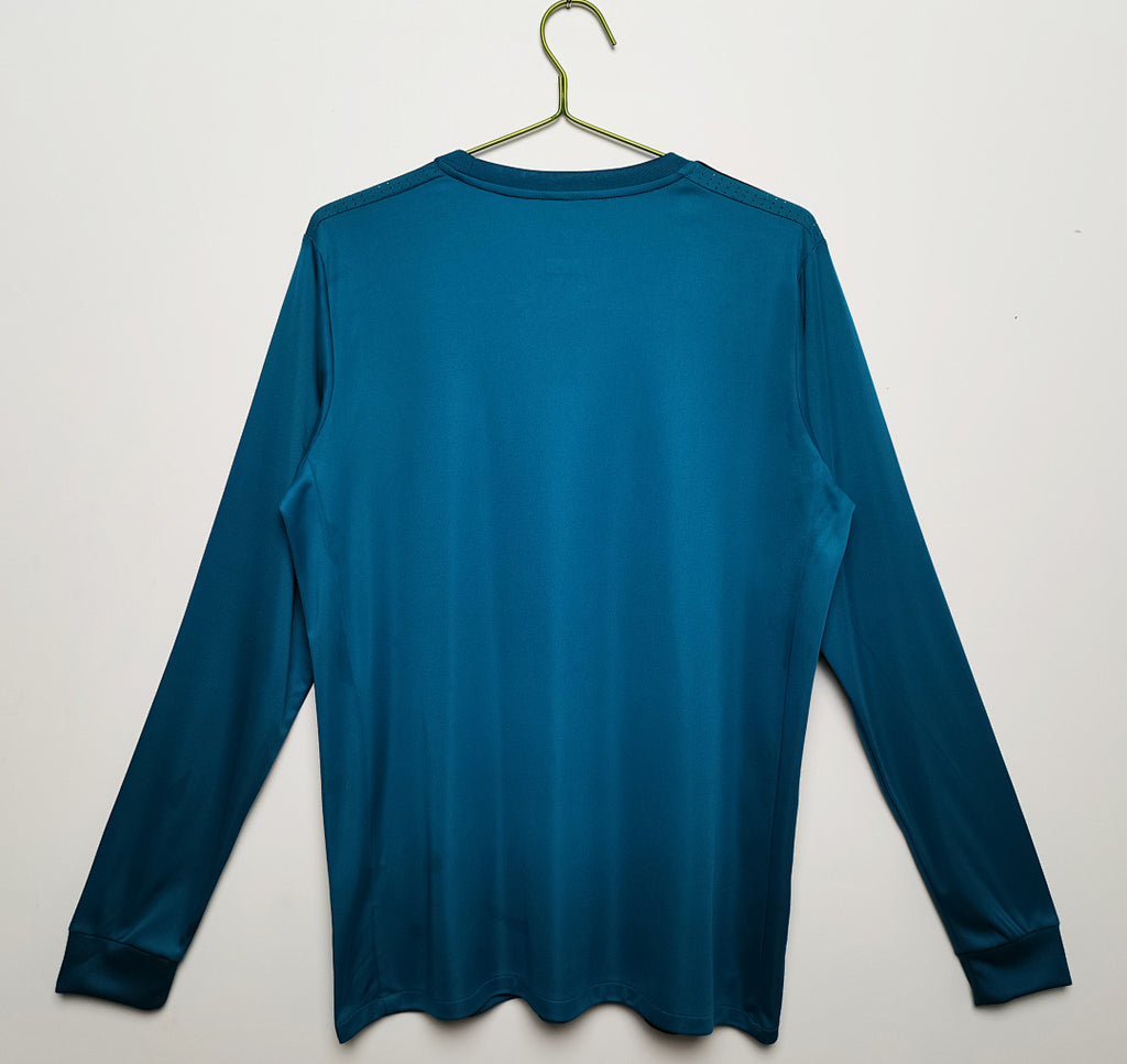 17/18 Real Madrid Long Sleeve Third Away Retro Jersey