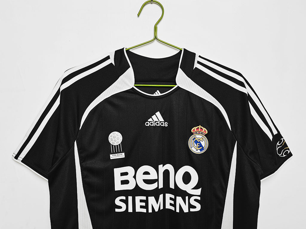 06/07 Real Madrid Black Third Away Retro Jersey