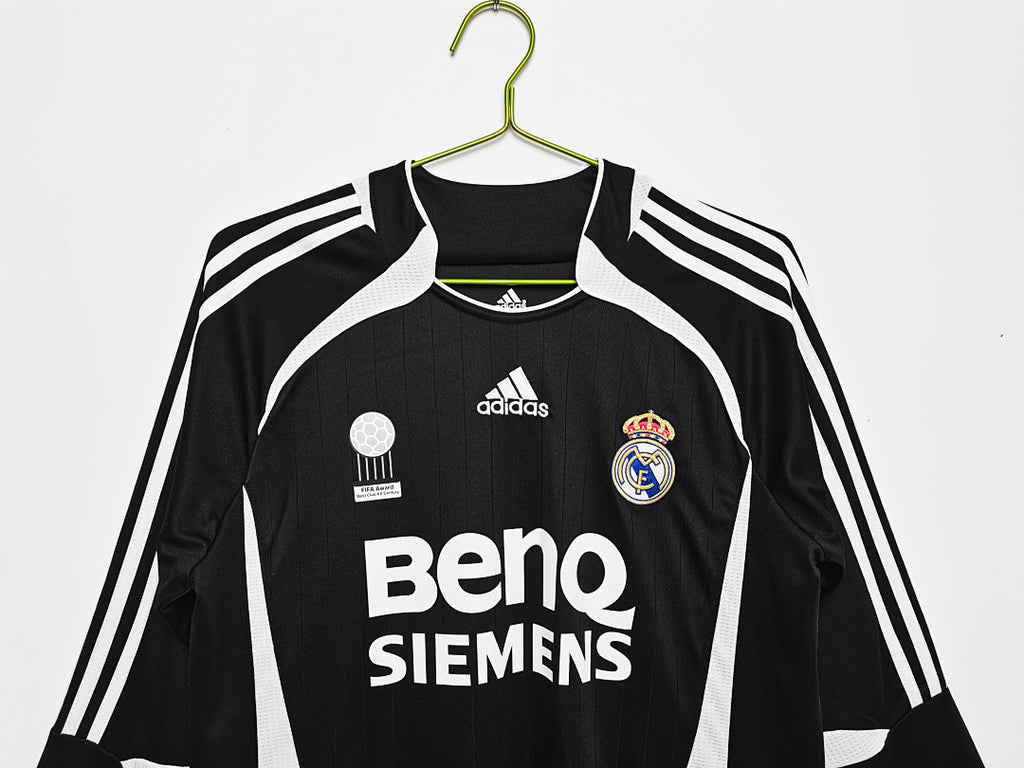 06/07 Real Madrid Long Sleeve Third Away Retro Jersey