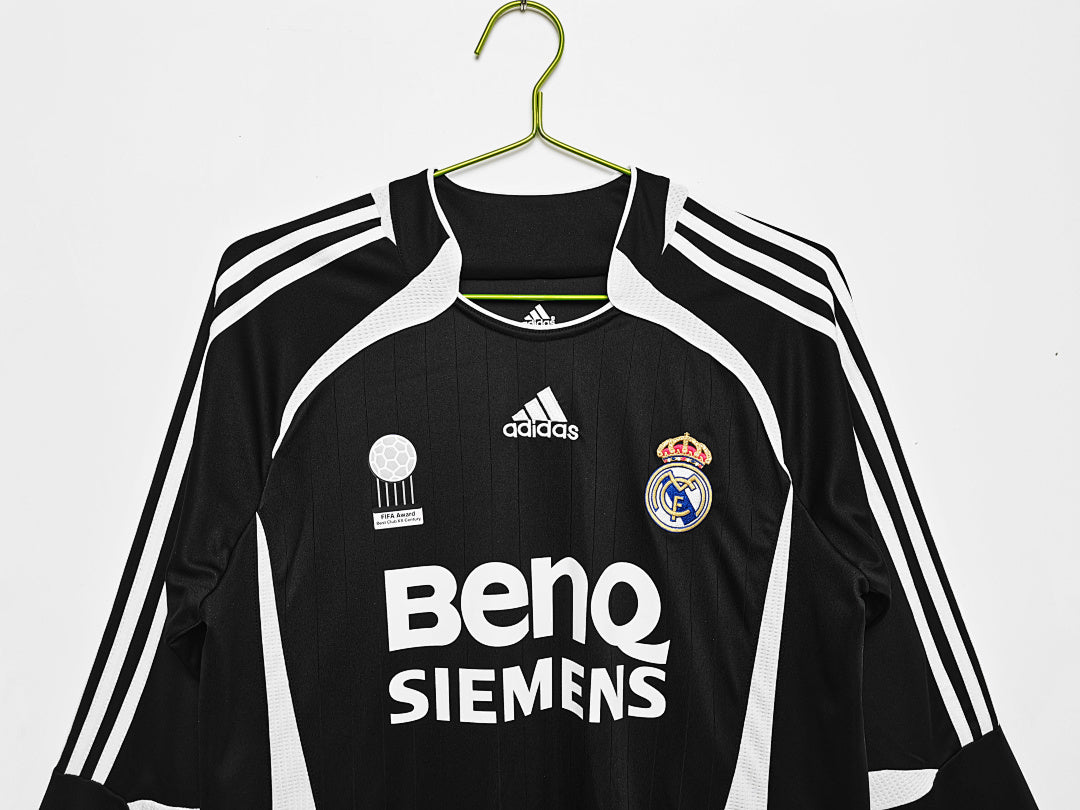 06/07 Real Madrid Long Sleeve Third Away Retro Jersey