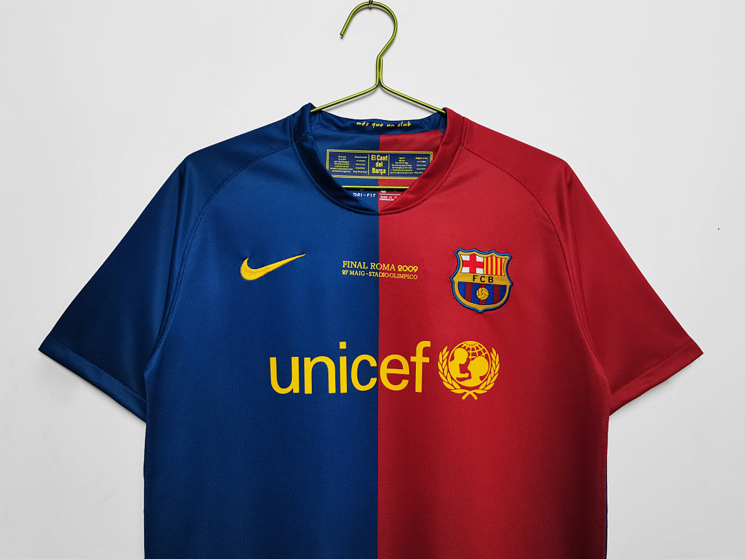 08/09 Barcelona Home Retro Jersey