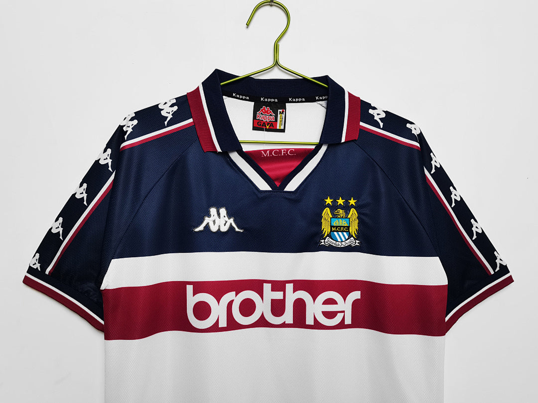 97/98 Manchester City Away Retro Jersey