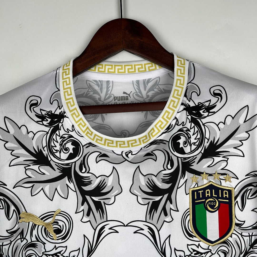 2023 Italy White Versace Special Jersey