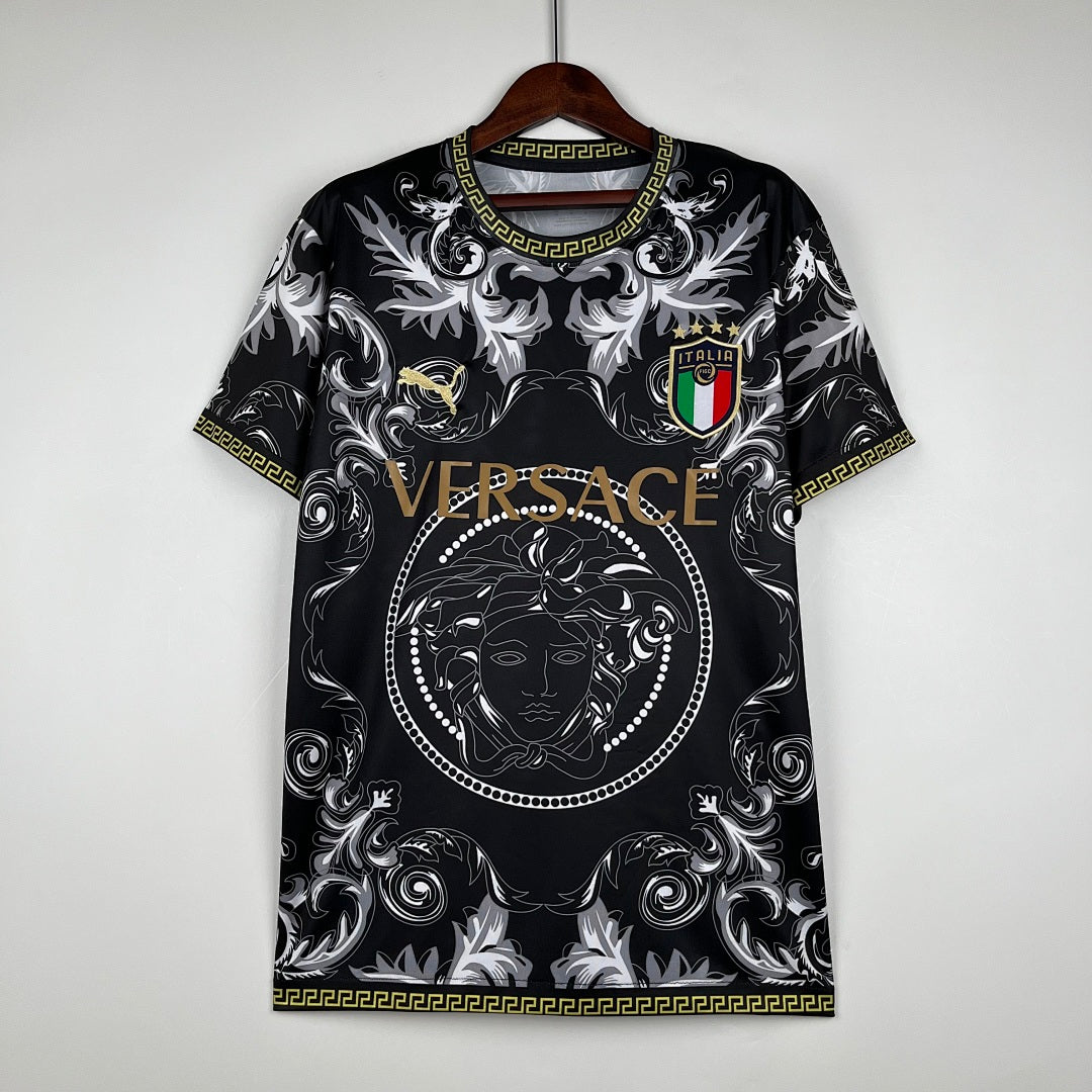 2023 Italy Black Versace Special Jersey