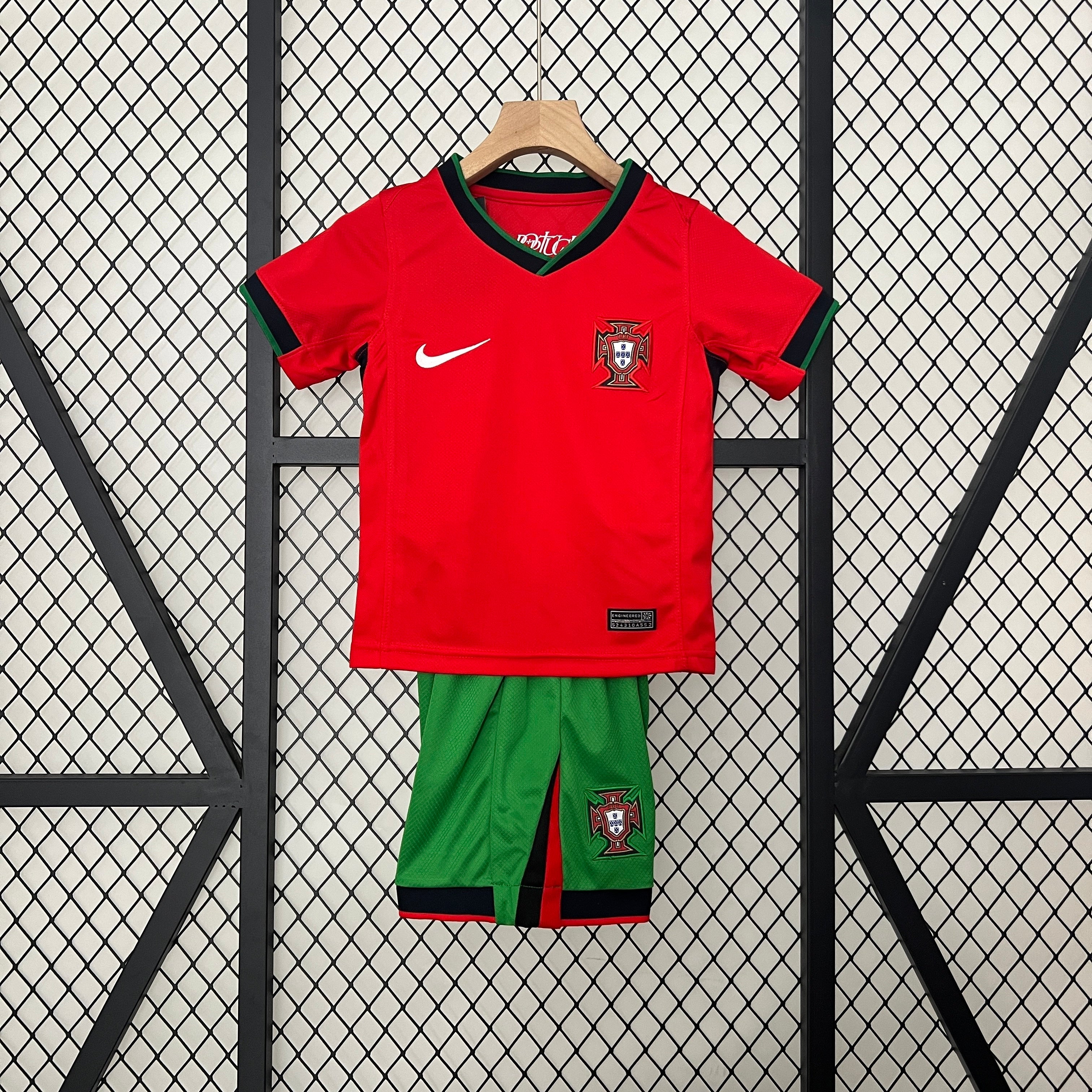 2024 Portugal Home Kids Jersey
