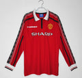 98/99 Manchester United Long Sleeve Home Retro Jersey