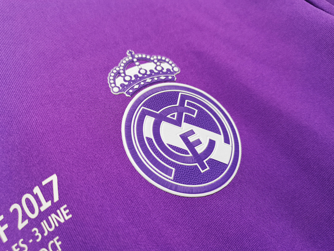 16/17 Real Madrid Long Sleeve Away Retro Jersey
