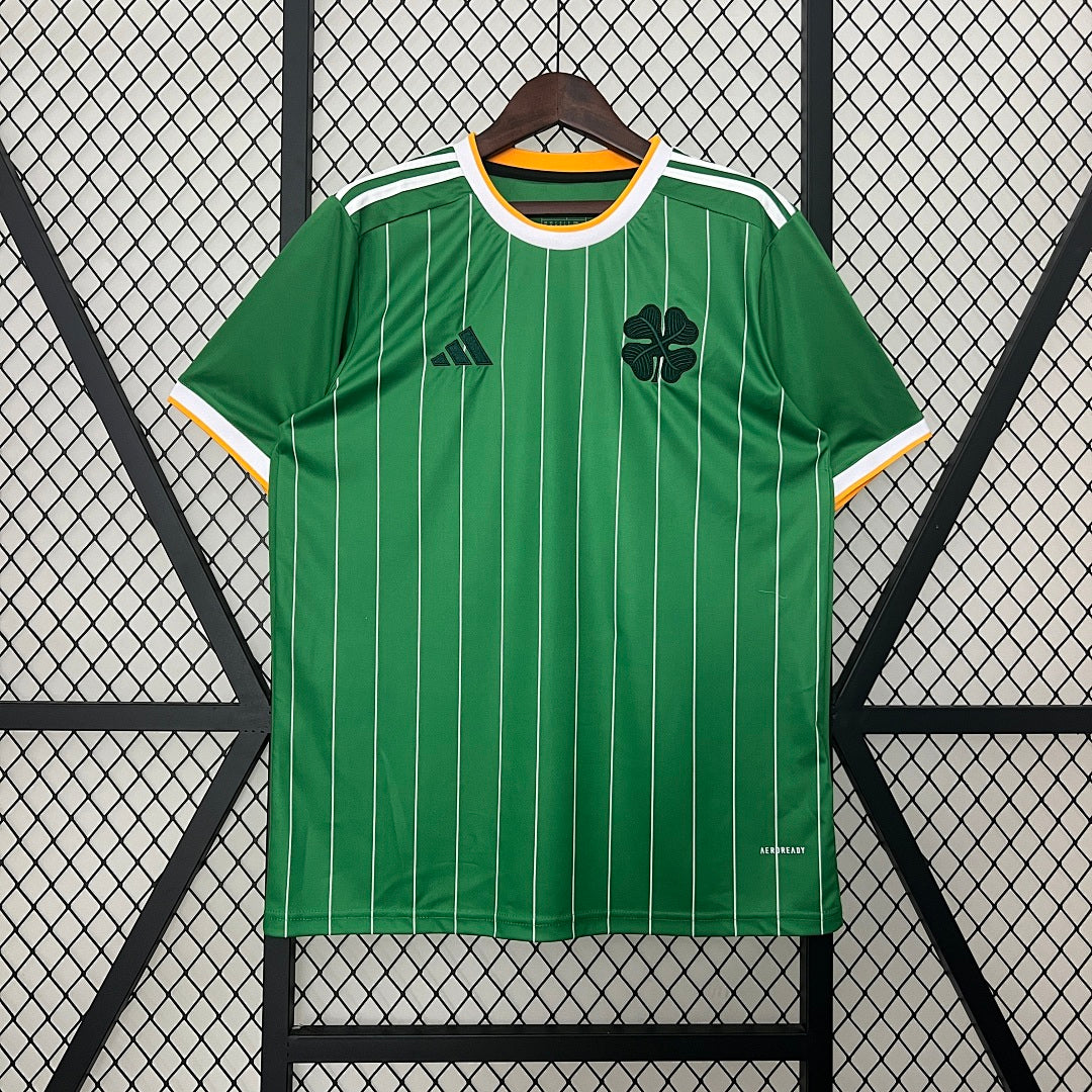 24/25 Celtic Green Pinstripe Special Jersey