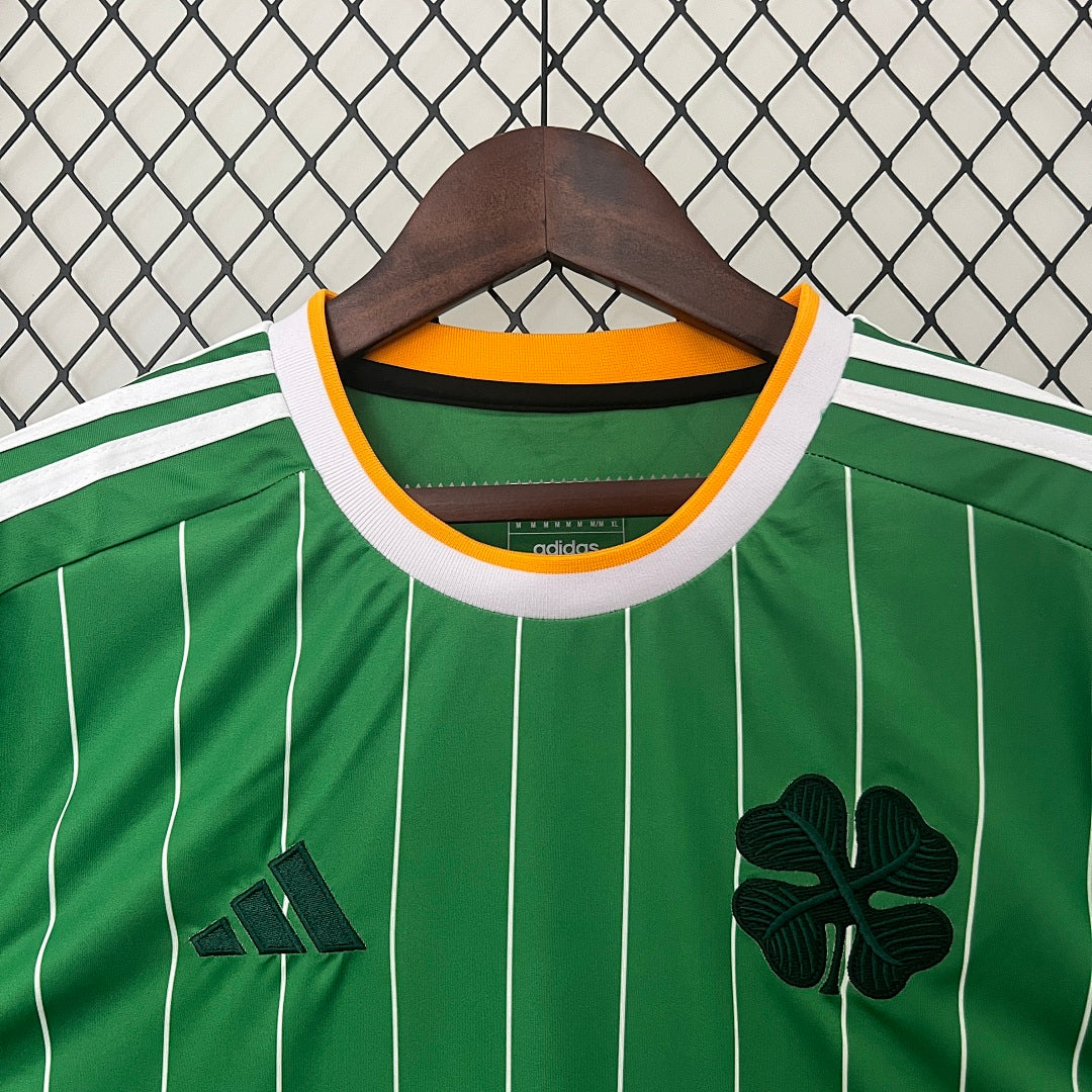 24/25 Celtic Green Pinstripe Special Jersey