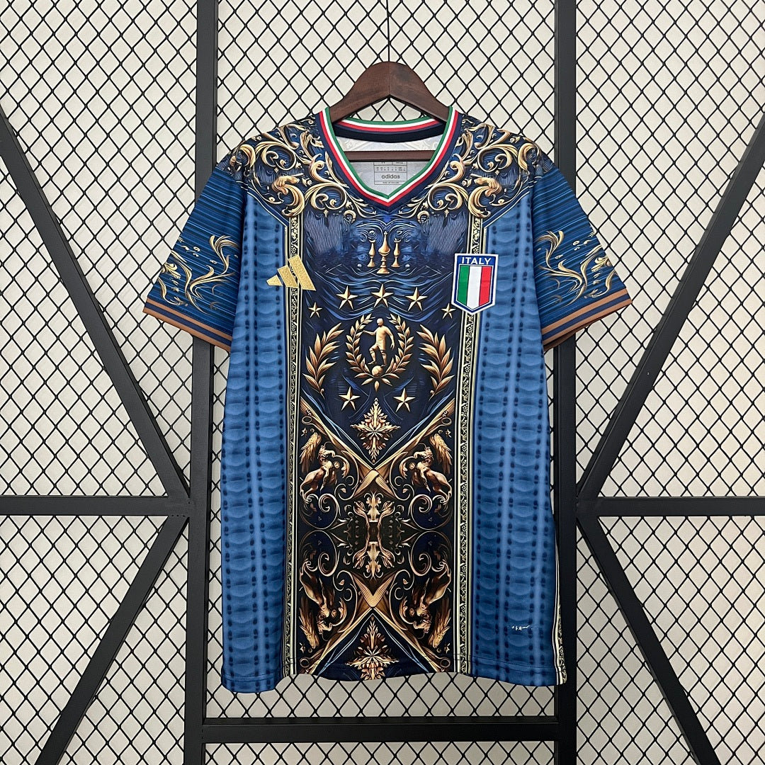 2024 Italy Blue Baroque Special Jersey
