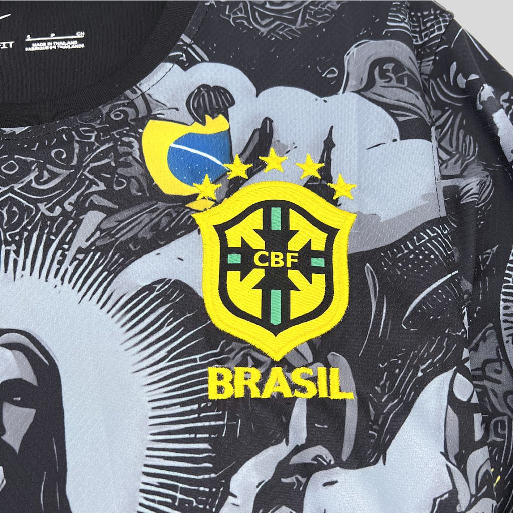 2024 Brazil Grey Christ Special Jersey