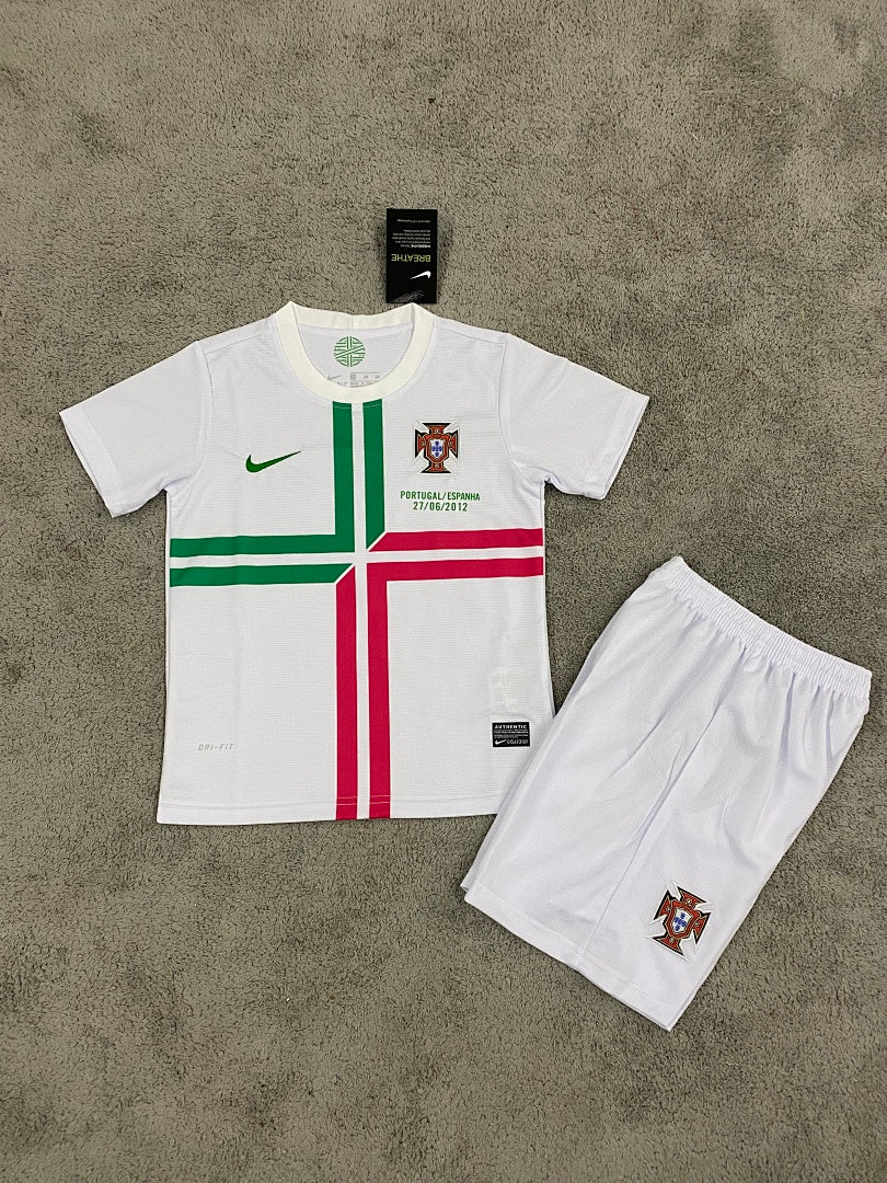 2012 Portugal Away Retro Kids Jersey