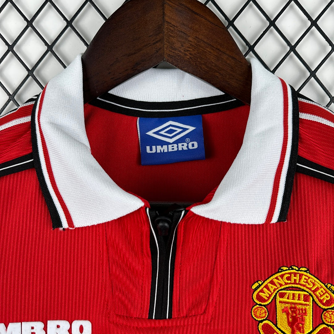 98/99 Manchester United Home Retro Kids Jersey