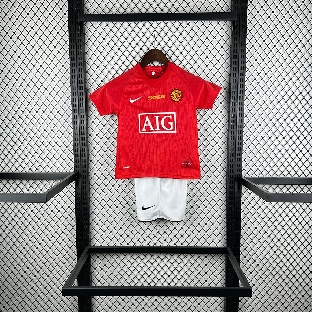 07/08 Manchester United UCL Final Retro Kids Jersey