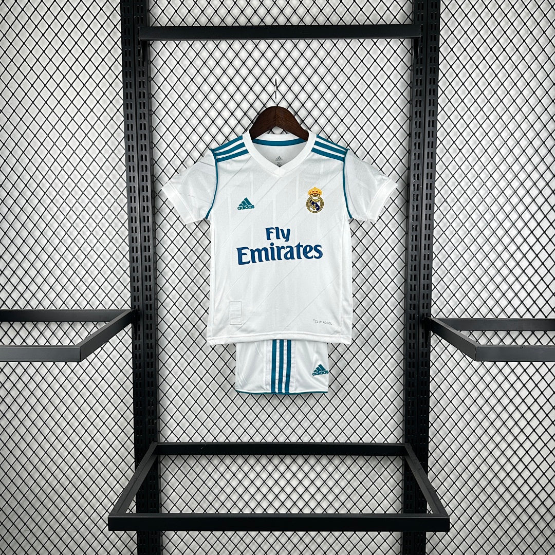 17/18 Real Madrid Home Retro Kids Jersey