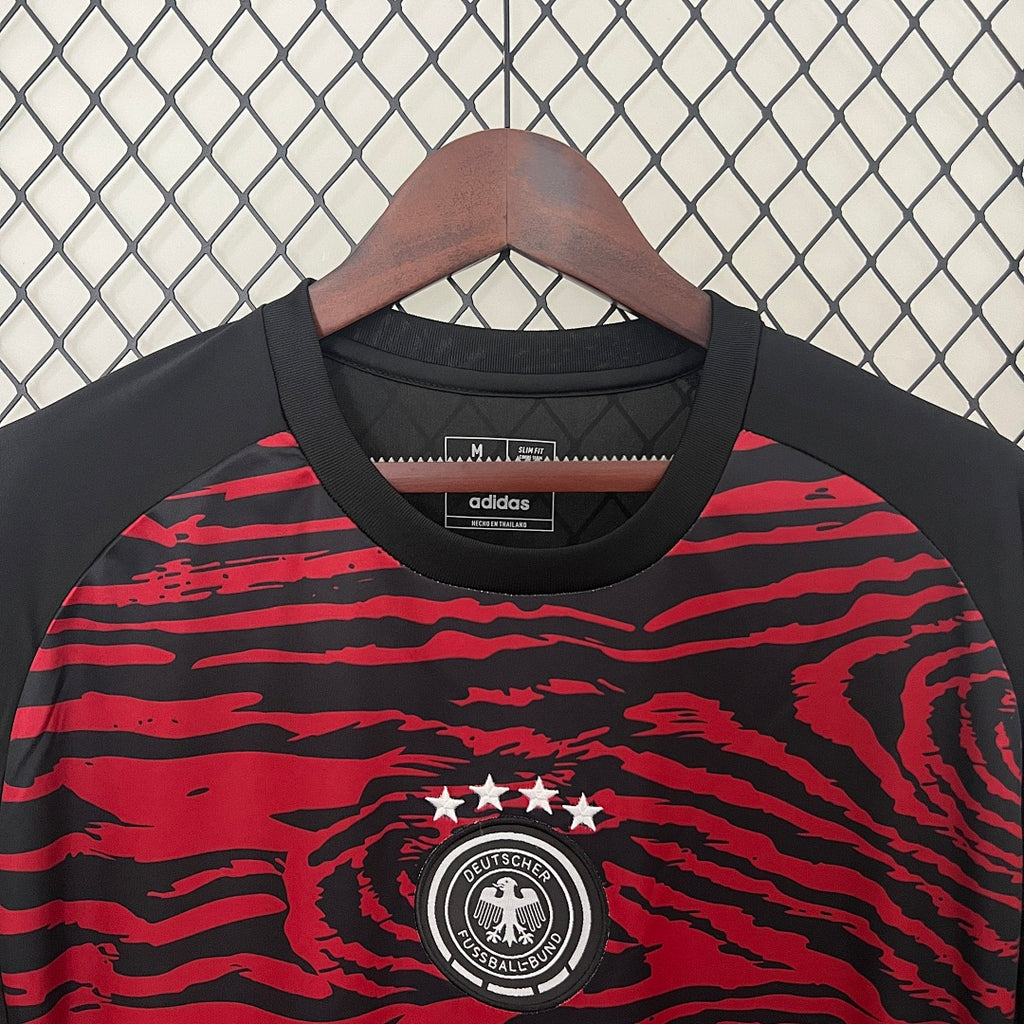 2024 Germany Black Red Wave Special Jersey