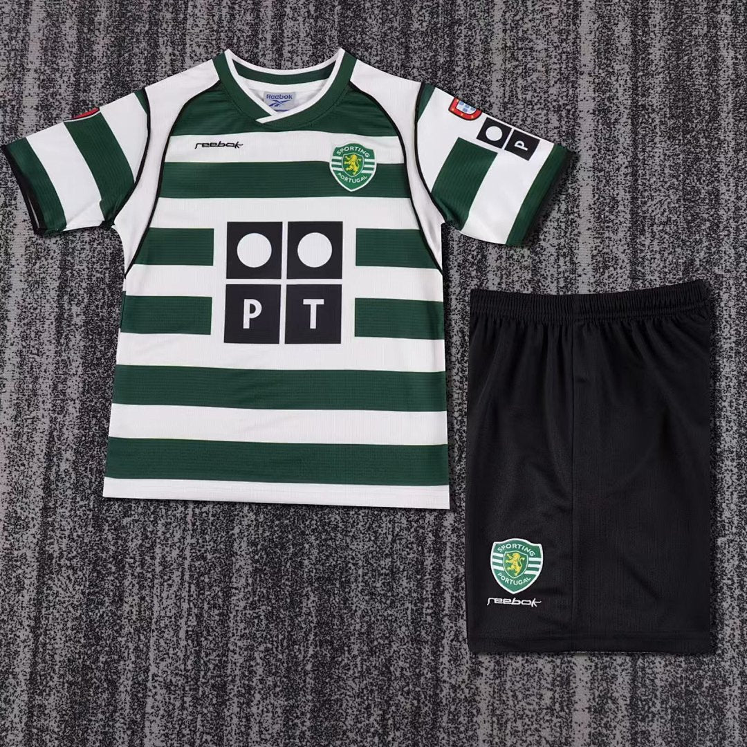 01/03 Sporting Lisbon Home Retro Kids Jersey